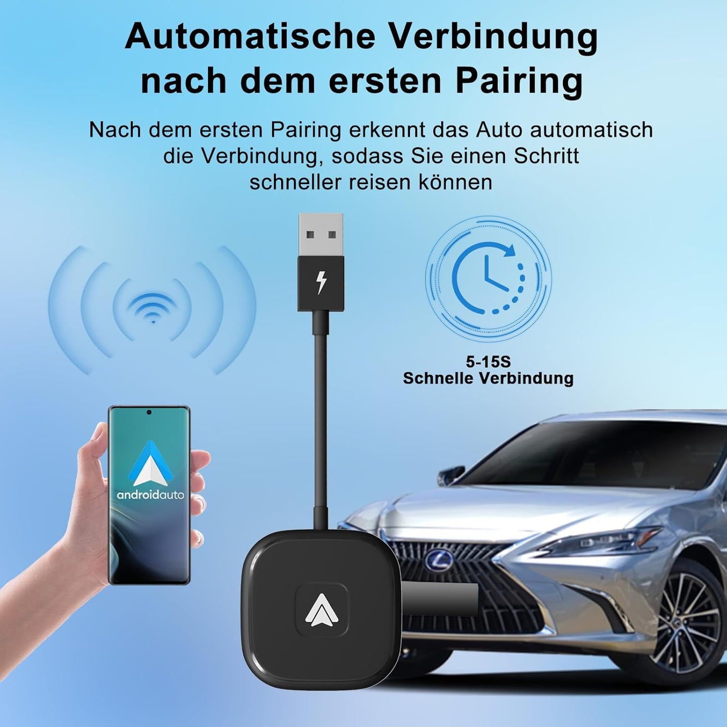 Android Auto Wireless Adapter für OEM Systeme