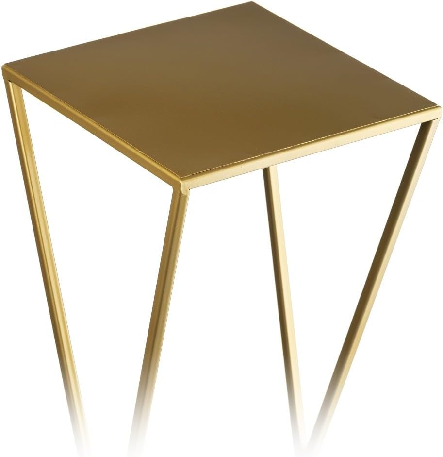 Blumenständer im Loft-Stil 100 cm, 100 cm Gold