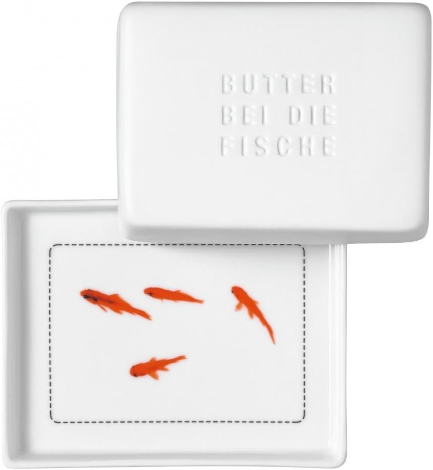 Butterdose: Butter bei die Fische