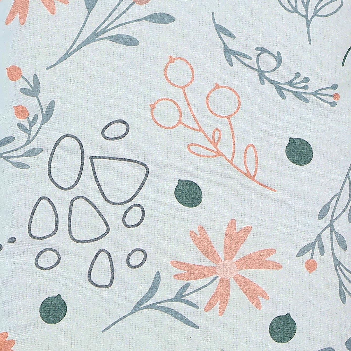 Wickelauflage mit wasserfesten Frotteebezügen, Blumen 75 x 85 cm