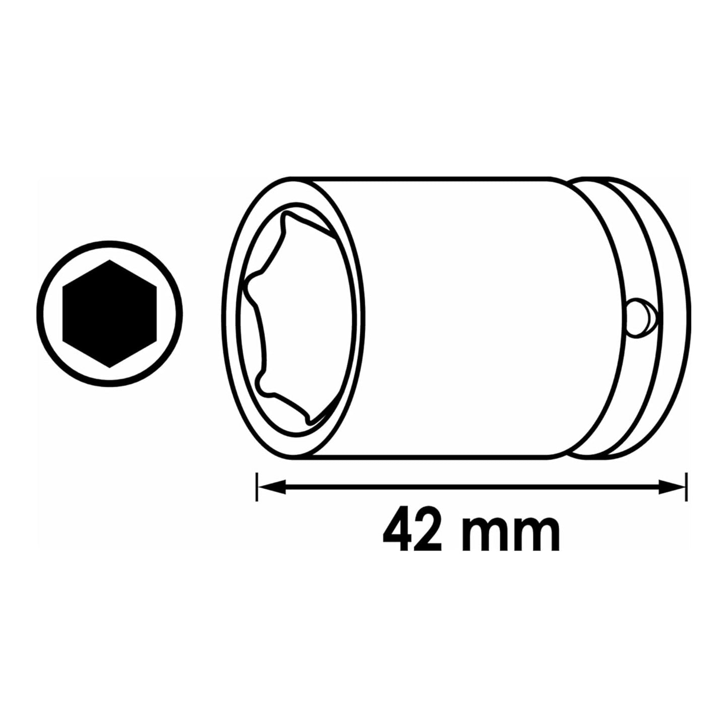Schlag-Steckschlüssel-Sortiment V5550S