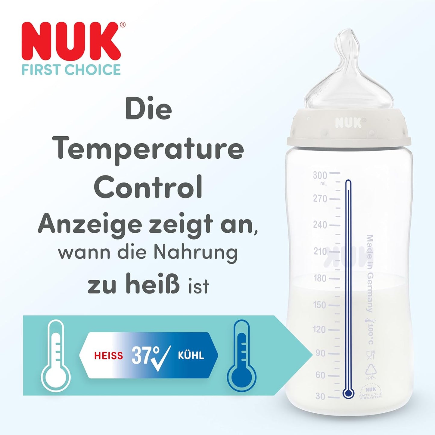 8-teiliges Babyflaschen-Set Perfect Start, Perfect Start Set Wal