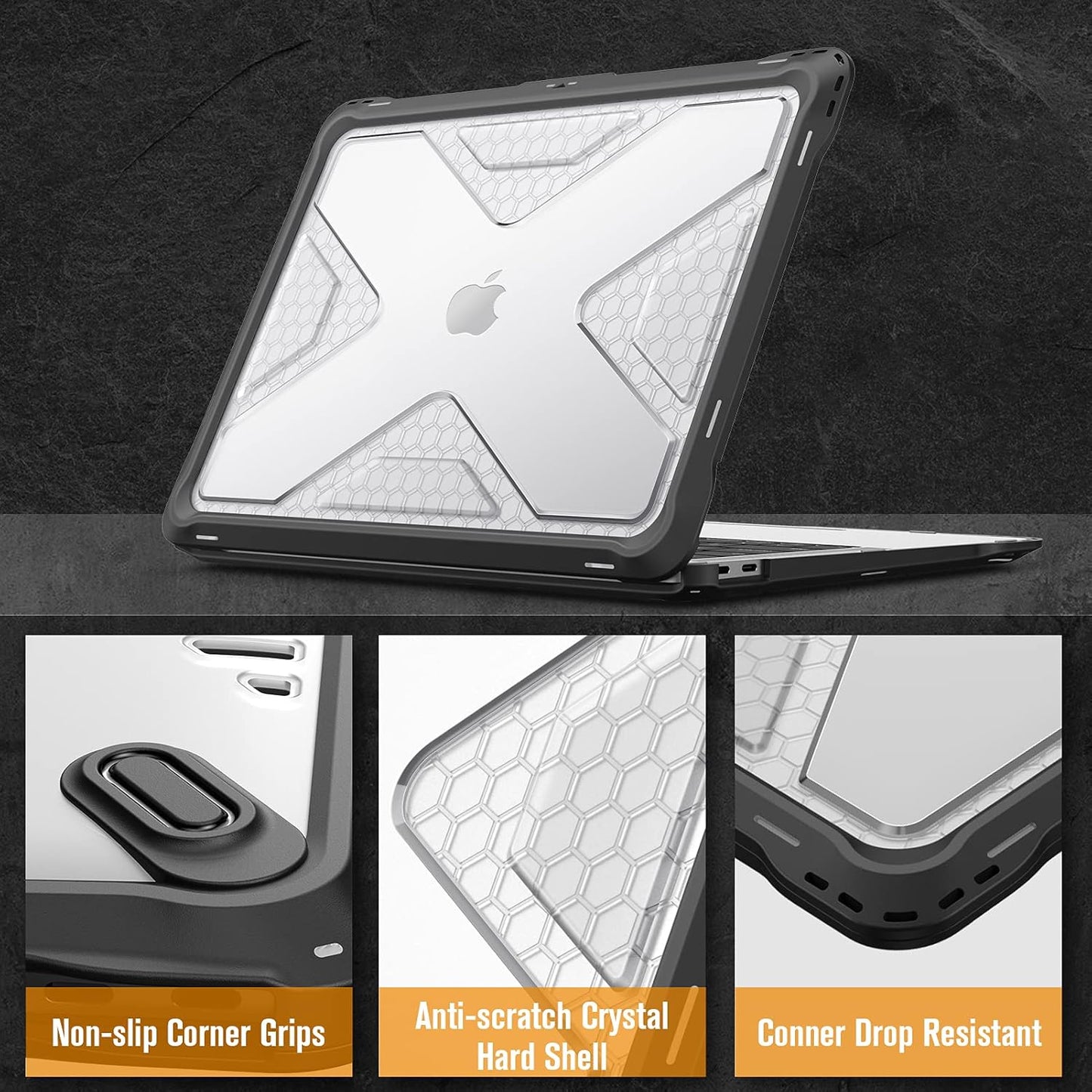 Rugged Hybrid Schutzhülle für MacBook Air 13, *Transparent