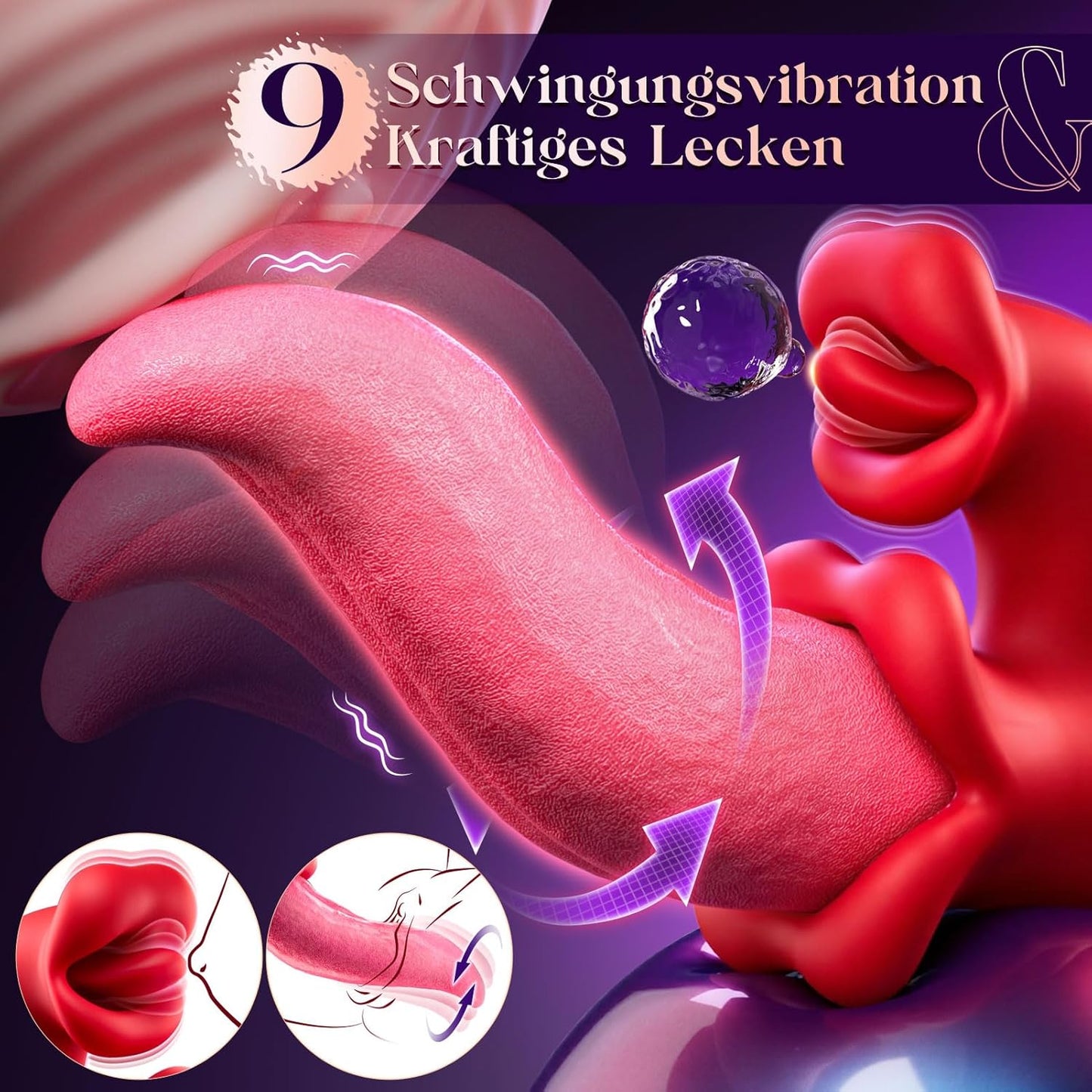 Vibratorenset für Frauen mit 9 Funktionen