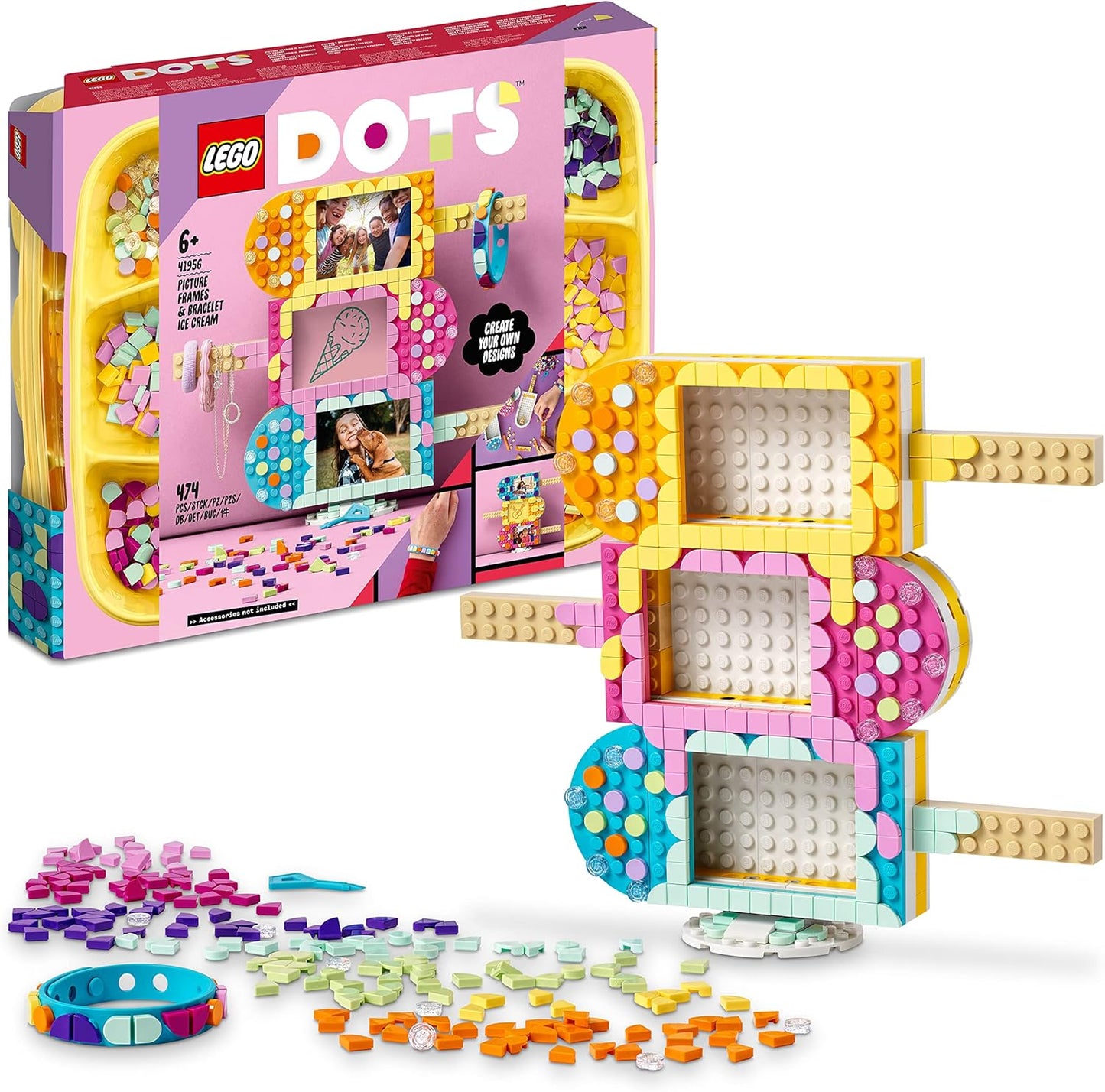 DOTS Eiscreme Bilderrahmen & Armband, Bohème