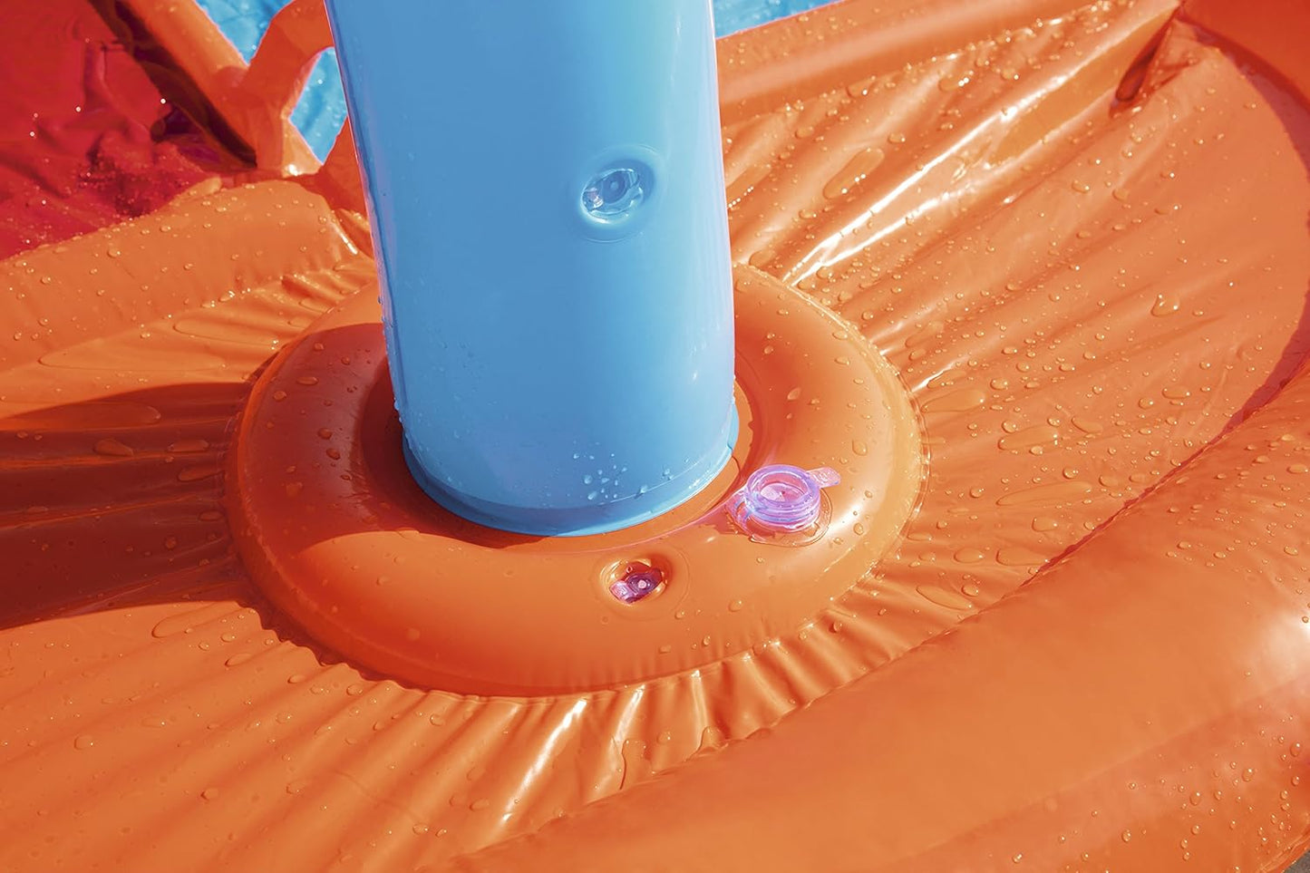 H2oGo Doppel Wasserrutsche mit Ziel-Fontaine, Zweispuriger Dragstrip