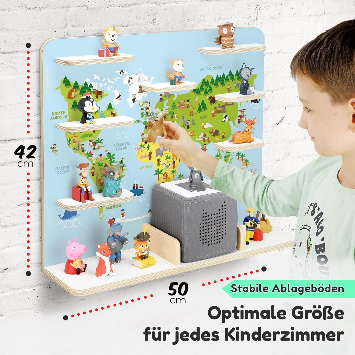 Atlas 2 Holzregal für Tonies, Gross Atlas 2