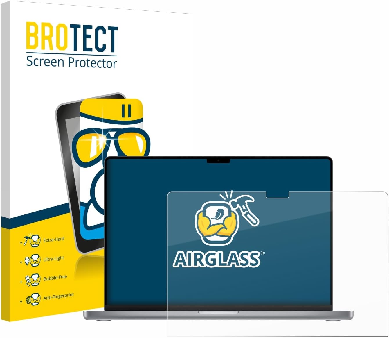 Panzerglasfolie für MacBook Pro 16 (2023)