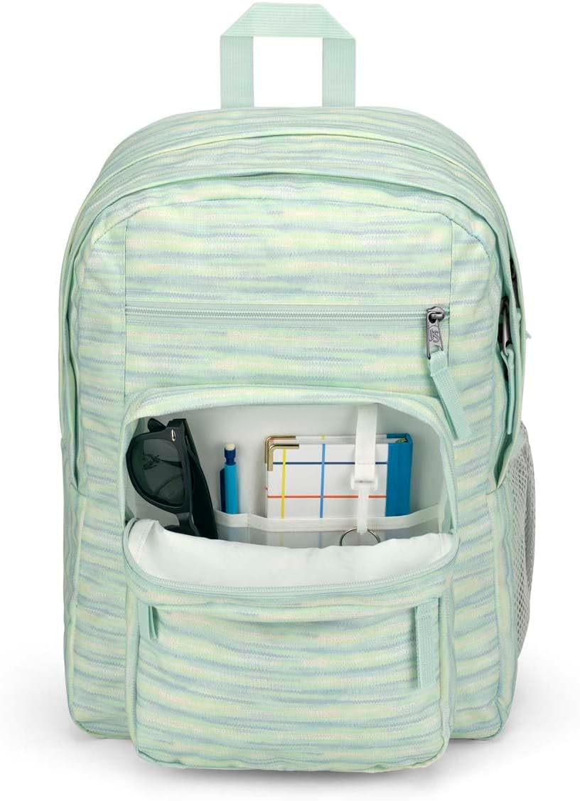 Grosser Rucksack mit 15-Zoll Laptopfach, 70s Space Dye Fresh Mint