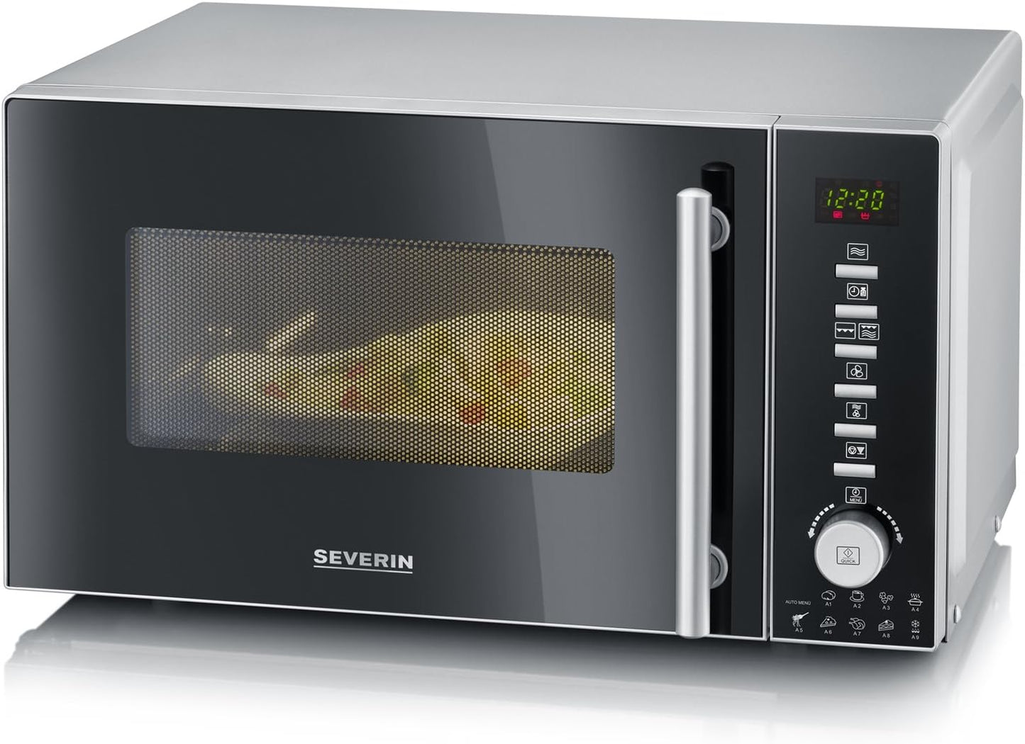 3-in-1 Mikrowelle MW 7773 mit Grill und Heissluftfunktion, 20L, Grill- und Heissluftfunktion