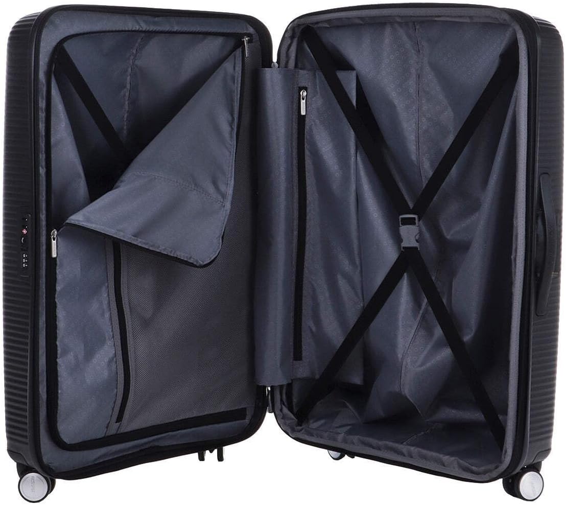 Hartschalenkoffer Soundbox, Schwarz (Bass Black) Spinner L (77 cm - 110 L) Soundbox