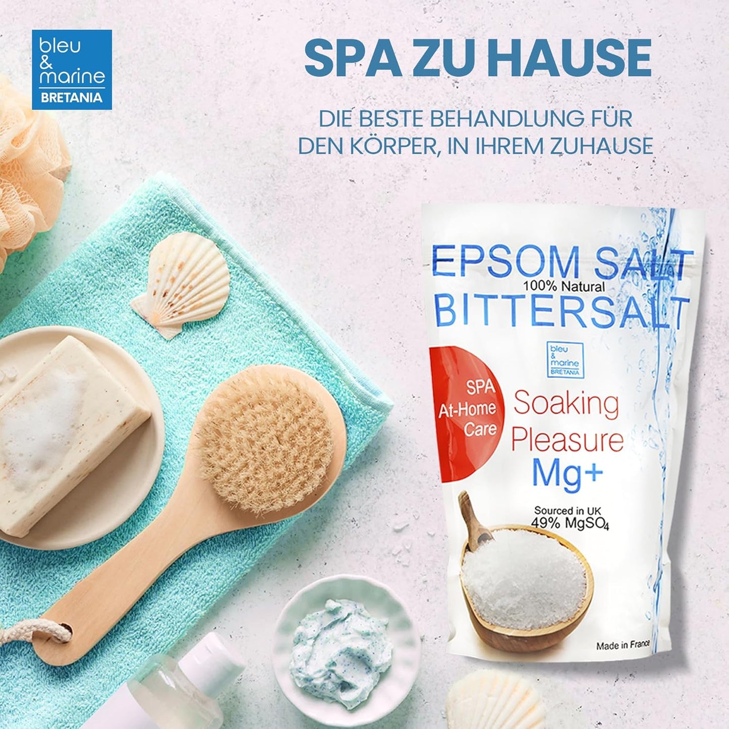 Bittersalz Badesalz ohne Duftstoffe (7 kg), 7 kg (1er Pack)