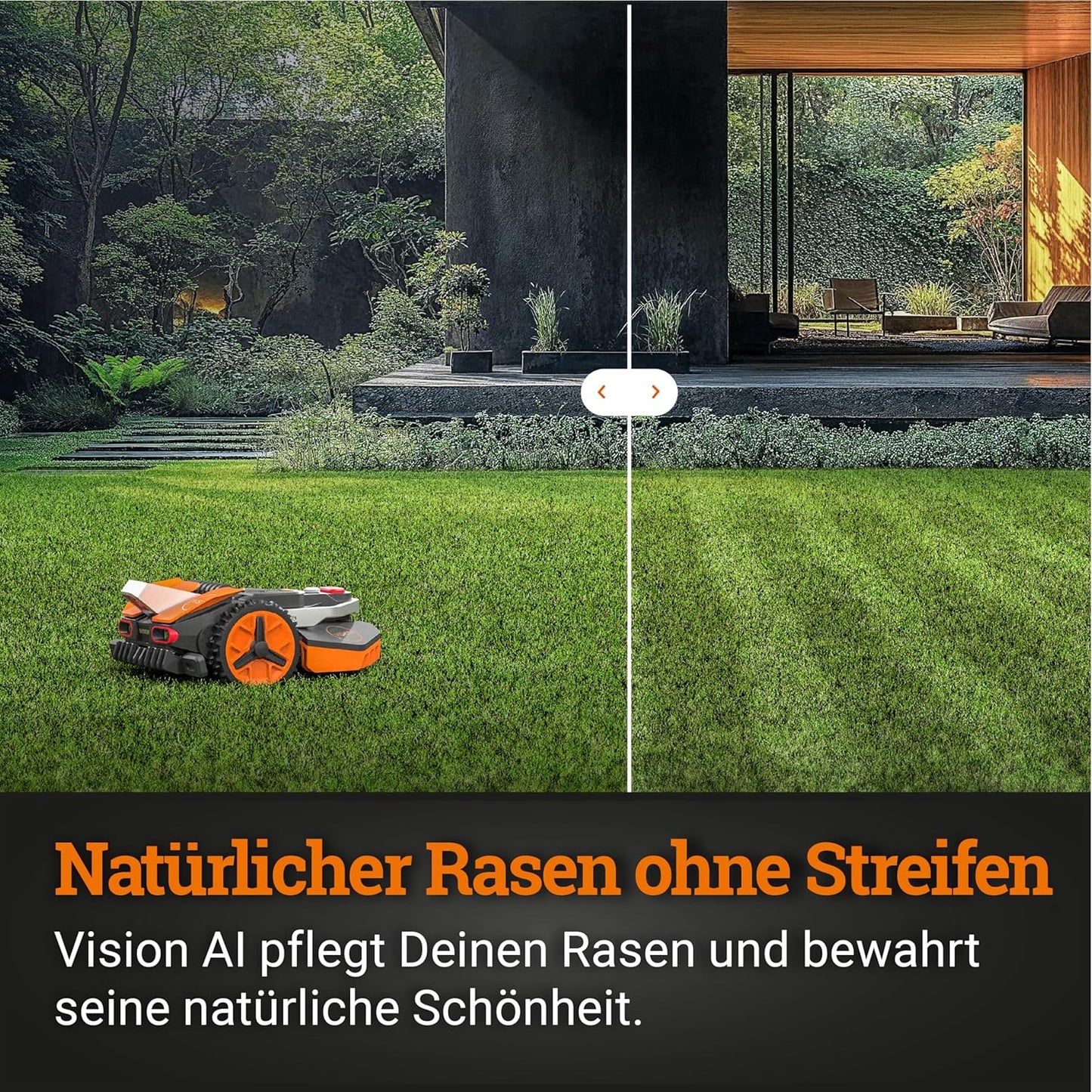 WR216E.1 Mähroboter Landroid Vision L1600, AI, ohne Begrenzungskabel, 1600m² (WIFI + Bluetooth), Landroid Vision
