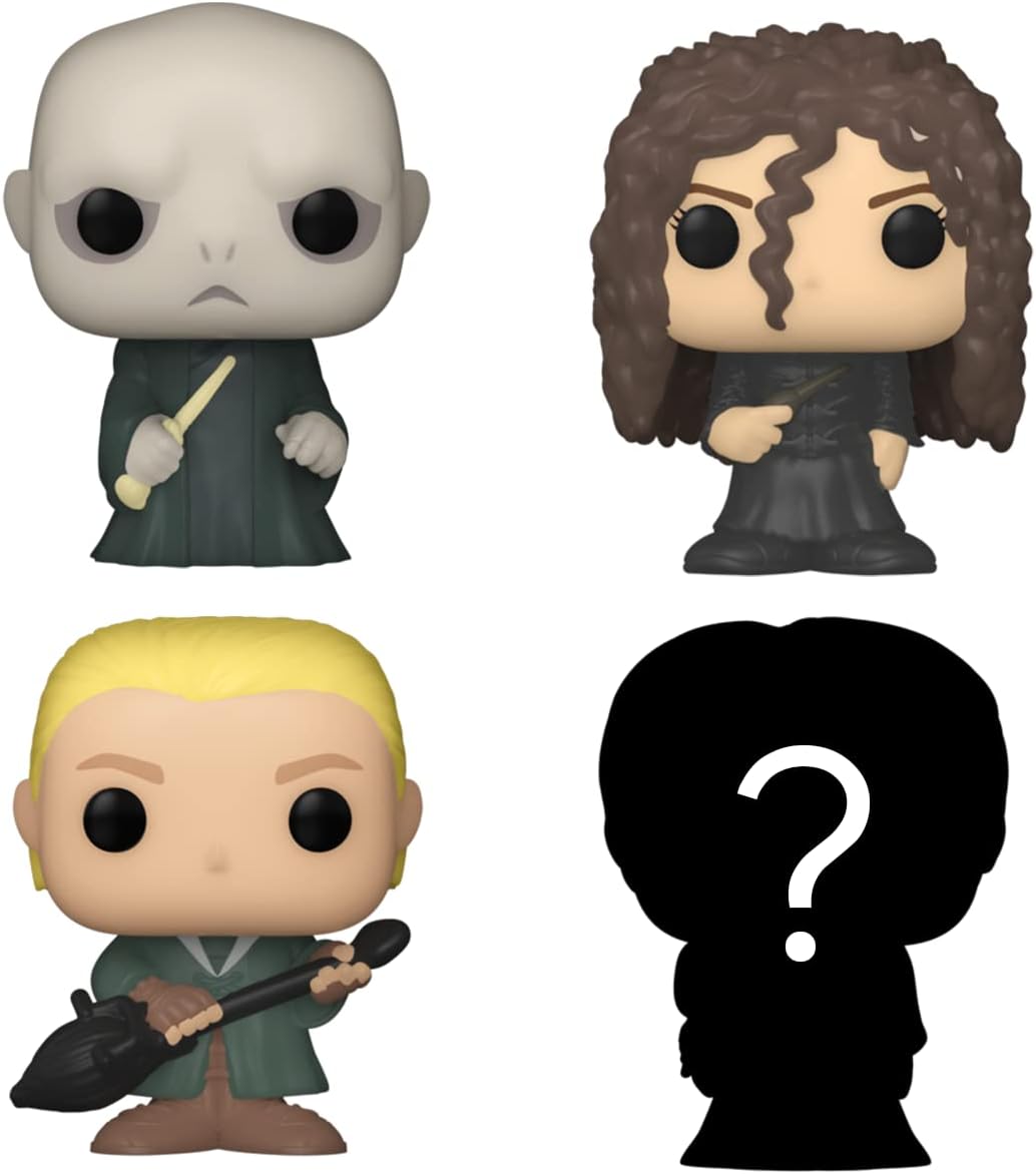 Bitty Pop! Harry Potter: Lord Voldemort, Draco Malfoy, Bellatrix Lestrange