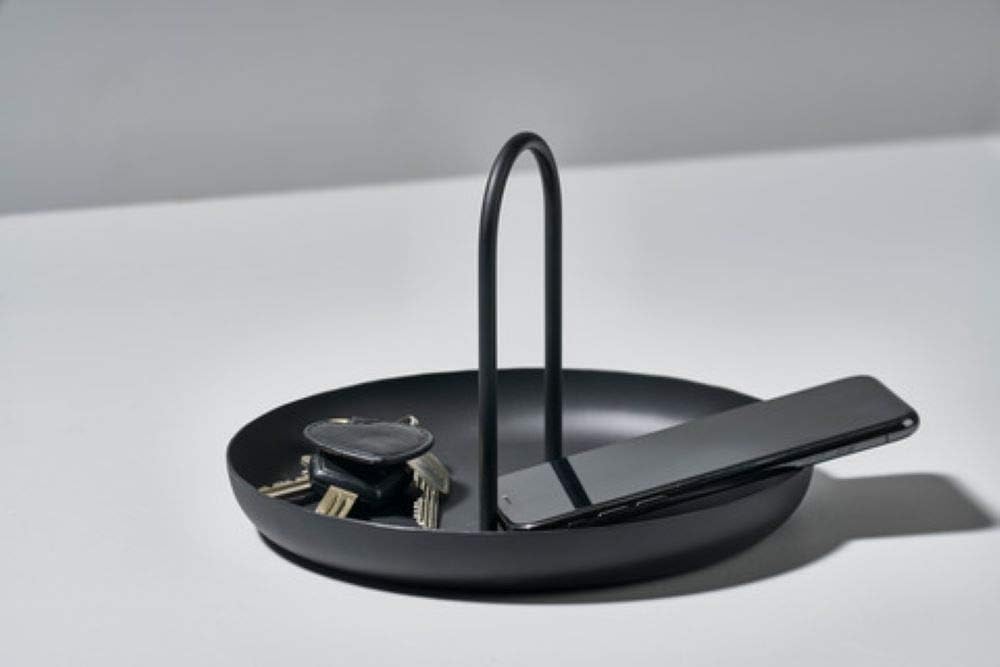 Serviertablett, 21.9 cm Schwarz