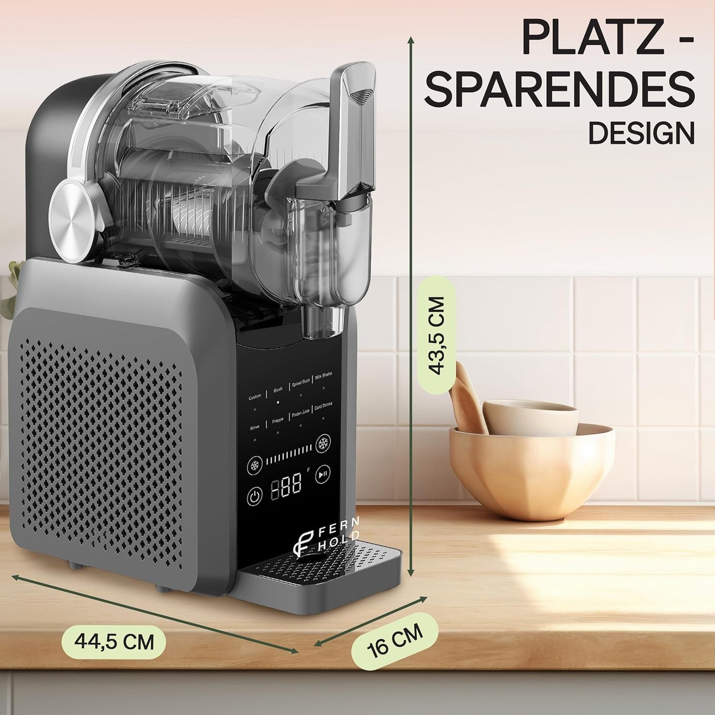 7-in-1 Slush Maschine mit LED & Programmen