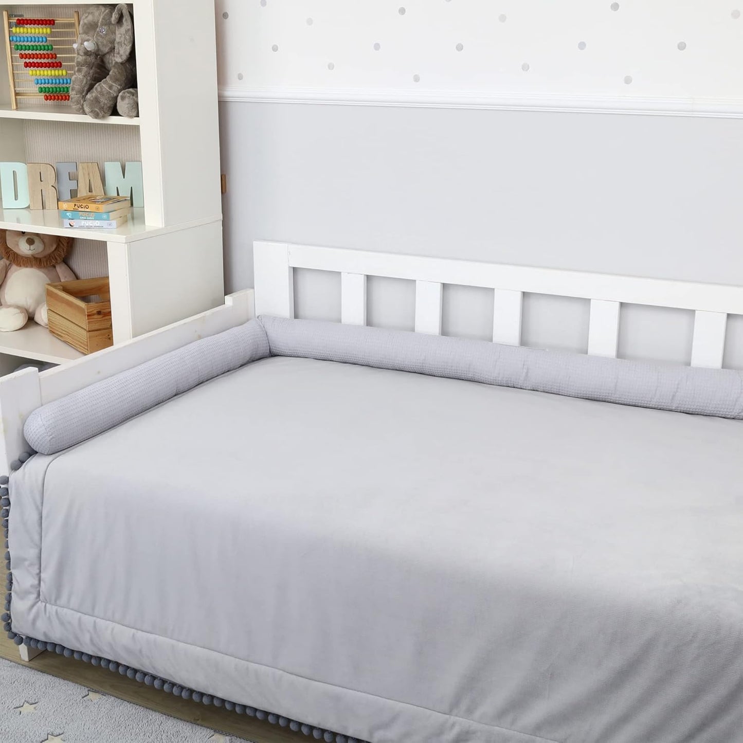 Bettschlange, 150 cm Grau