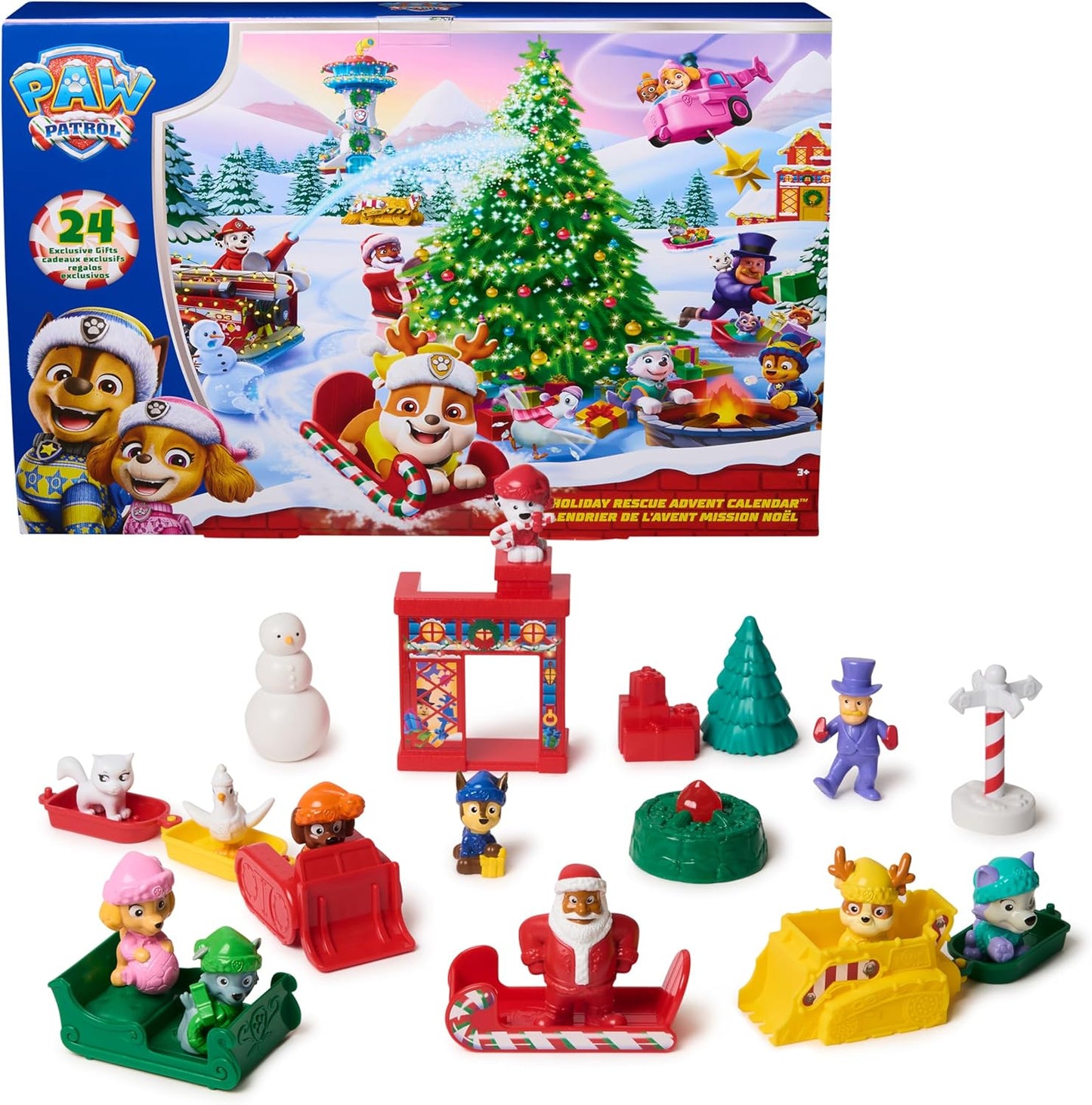 Adventskalender 2025 mit 24 Spielzeug-Überraschungen