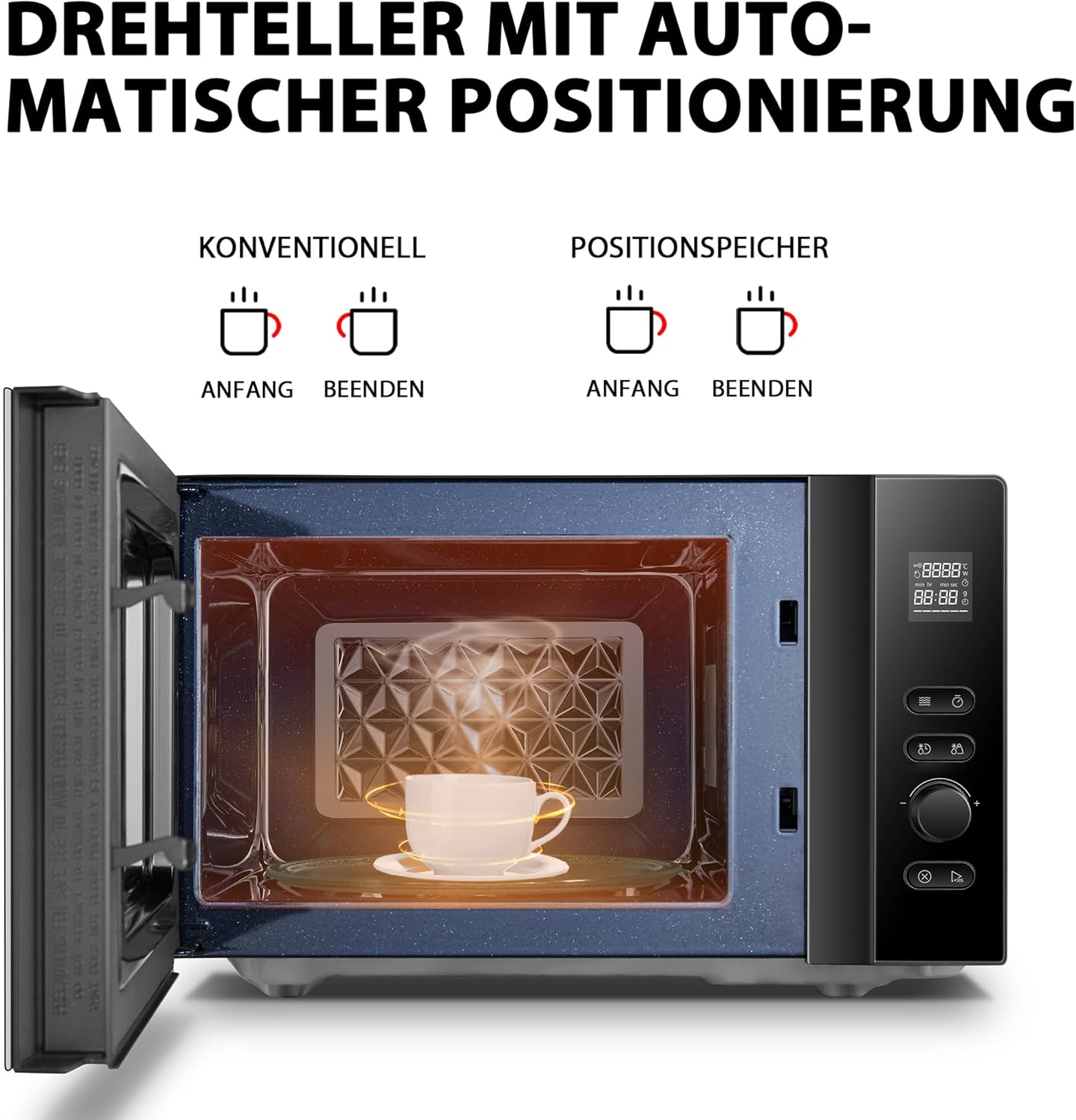 Solo Mikrowelle 20l, 20L Solo Digital