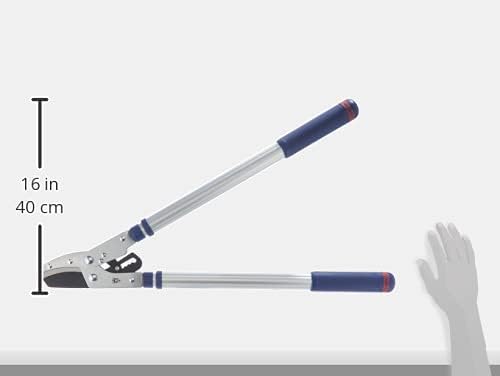 Teleskop-Astschere 8100RS mit Ratschenmechanismus, Amboss-Astschere mit Teleskopratsche