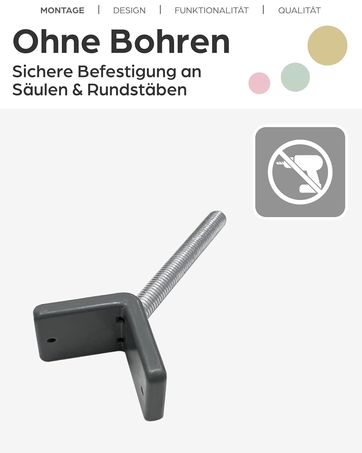 Y-Spindel Befestigungsset für Säulen (2 Stück)