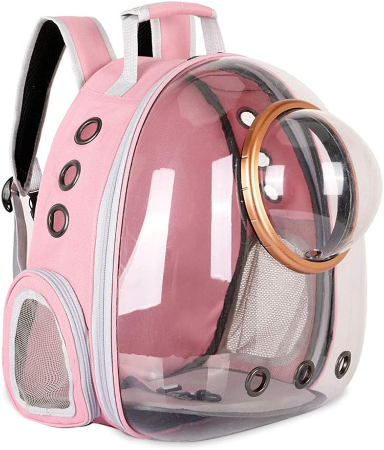 Haustier-Rucksack für Reisen & Wandern, rose L 42 x B 28 x H 33 cm