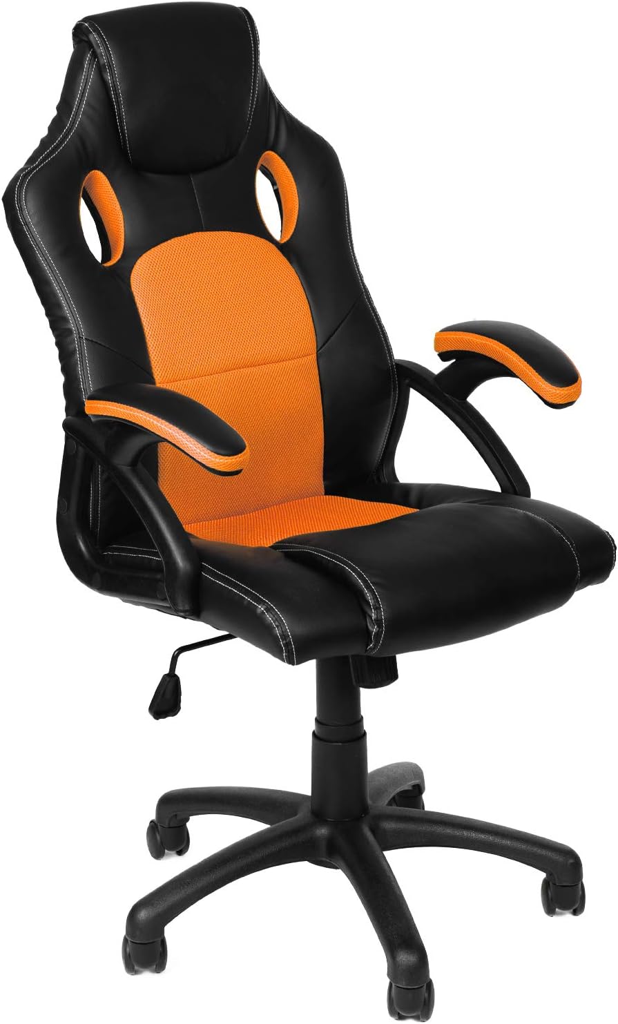 Schreibtischstuhl, Orange