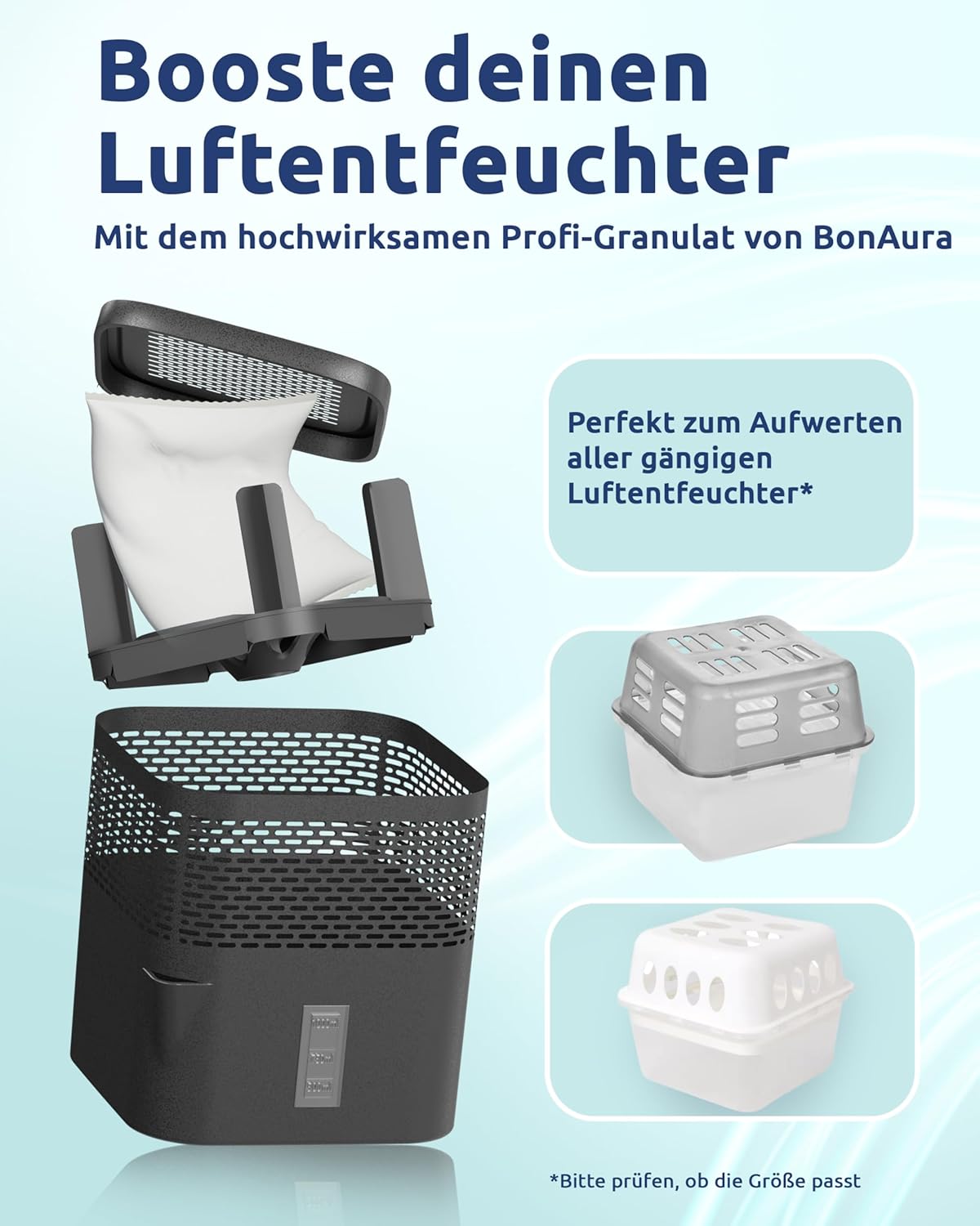 AirOne Lite Entfeuchter Nachfüllpack (6er Set), 6 X Granulat Nachfüllpack