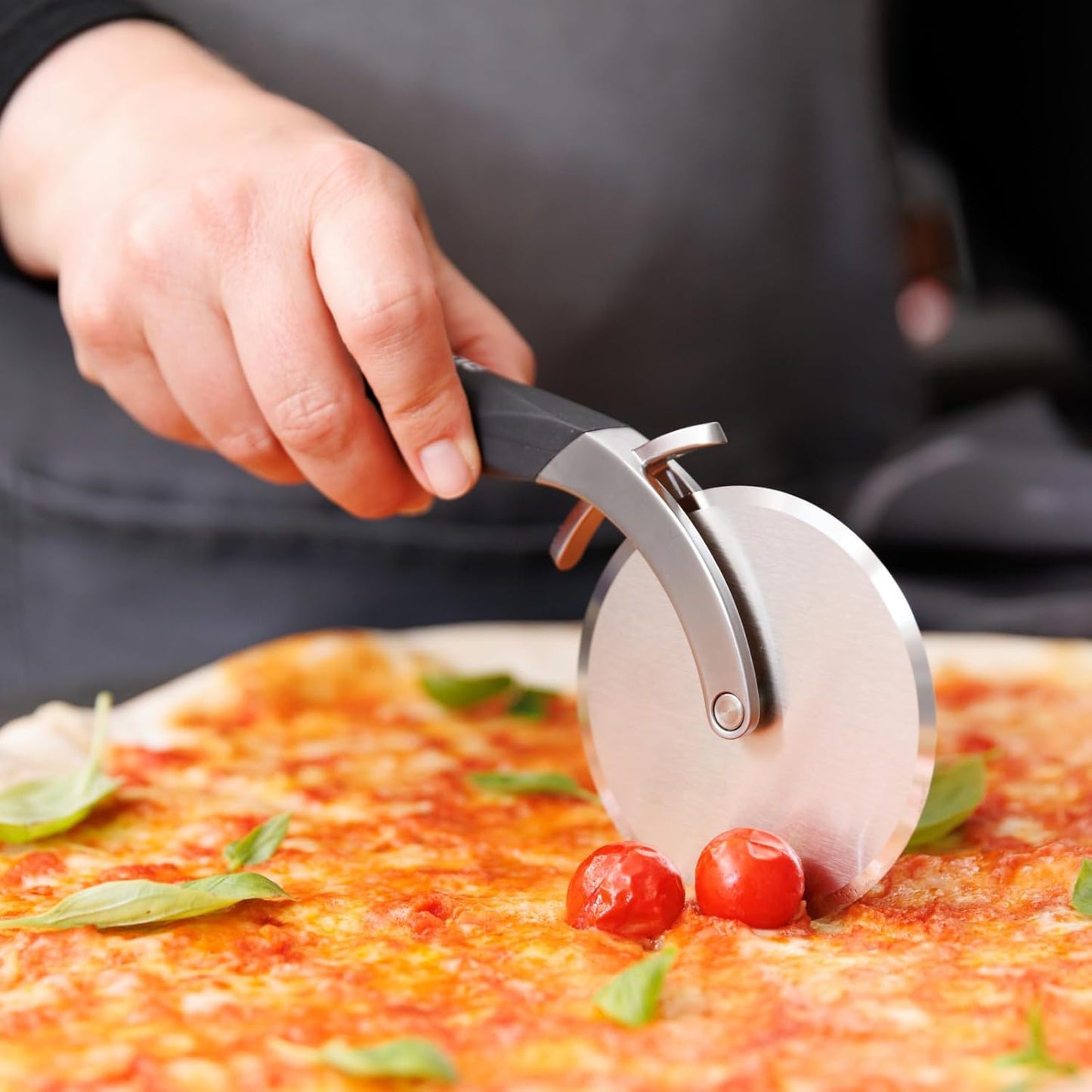 Pizza Wheel, Schwarz (Xl-pizzarad)