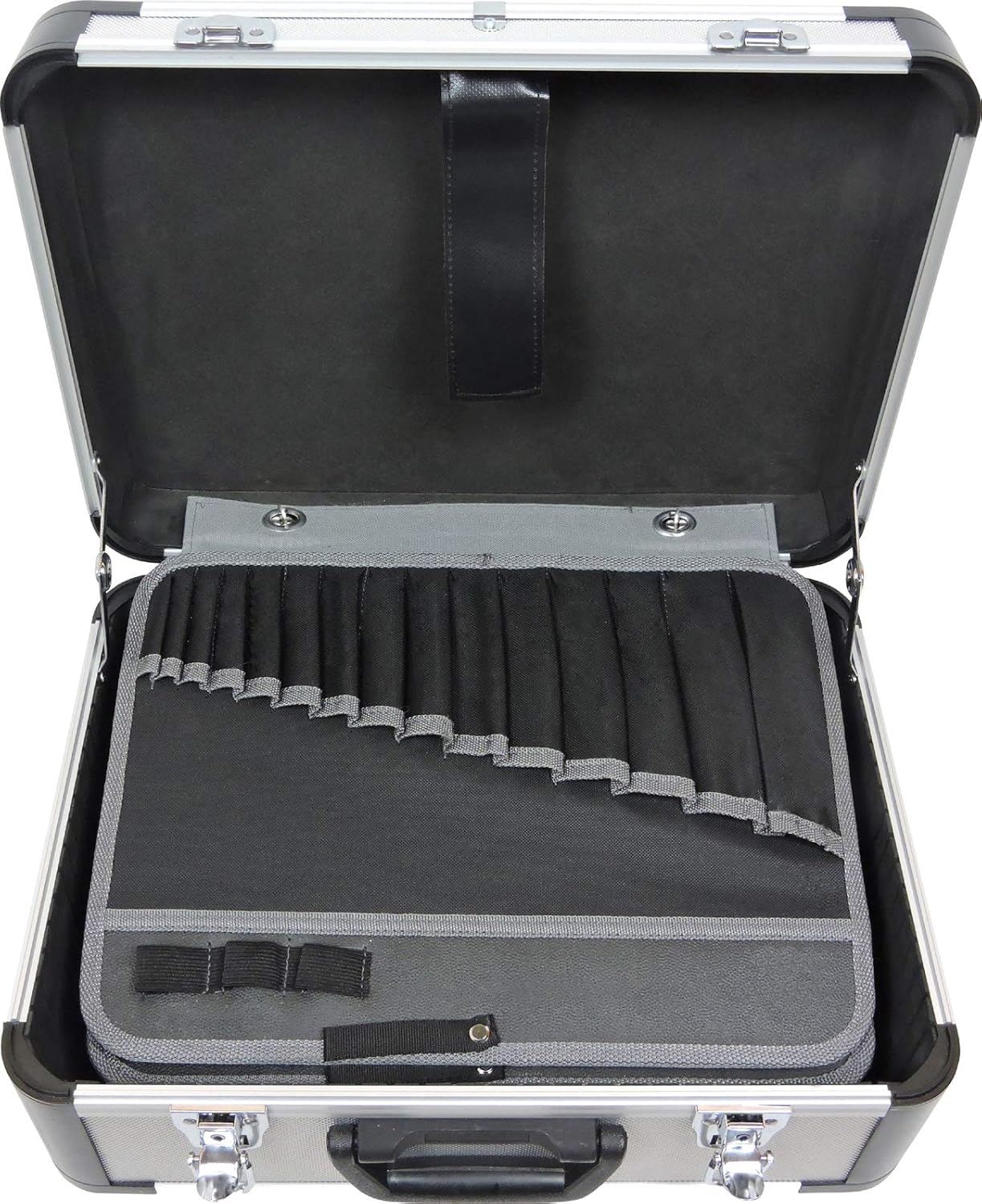 Werkzeugkoffer mit Facheinteilung und 56 Taschen, 700-L - mit 2 Paletten mit Einstecktaschen