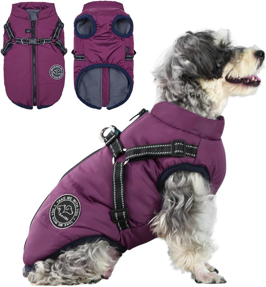 Ärmellose Hundeweste, 4XL Lila