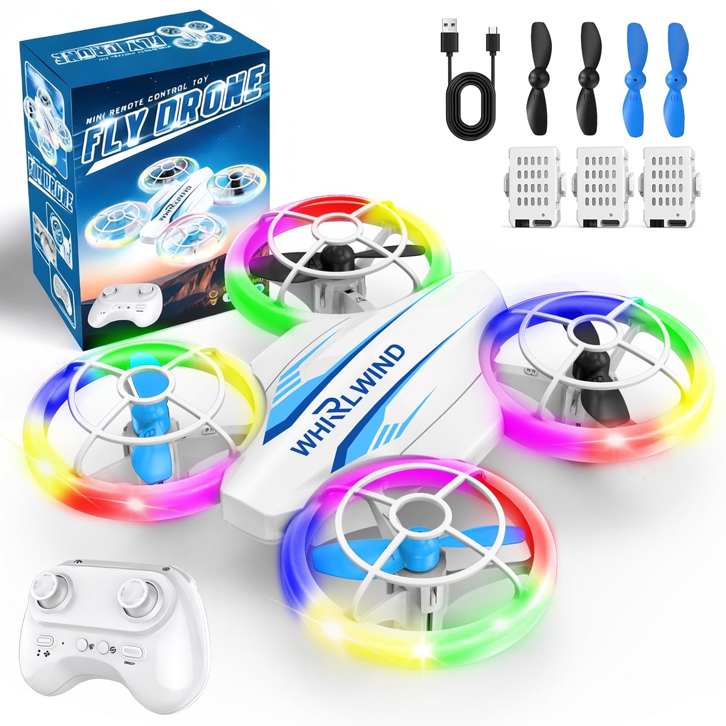 AC09 Mini-Drohne für Kinder mit LED-Lichtern