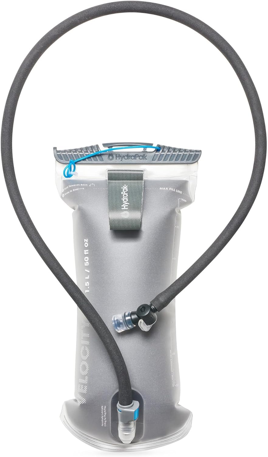 Auslaufsichere Wasserblase mit Bissventil, Clear 1,5 L