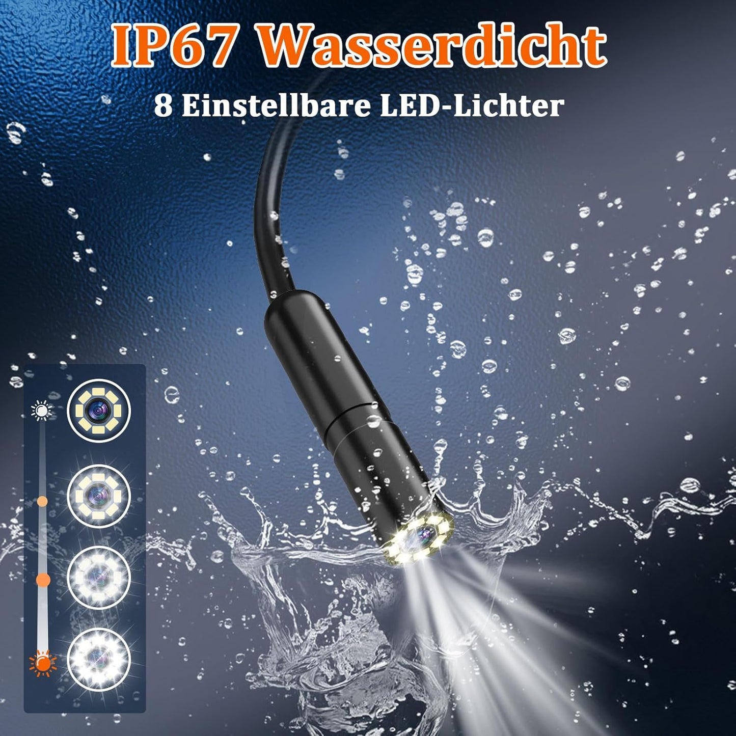 1080P HD Endoskopkamera P430-5M mit LED und IPS-Bildschirm, P430-5M-Single Lens