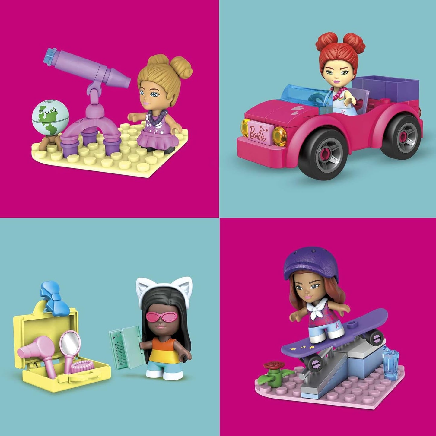 MEGA Construx HBF32 "Malibu-Bauspielzeugset Bundle"