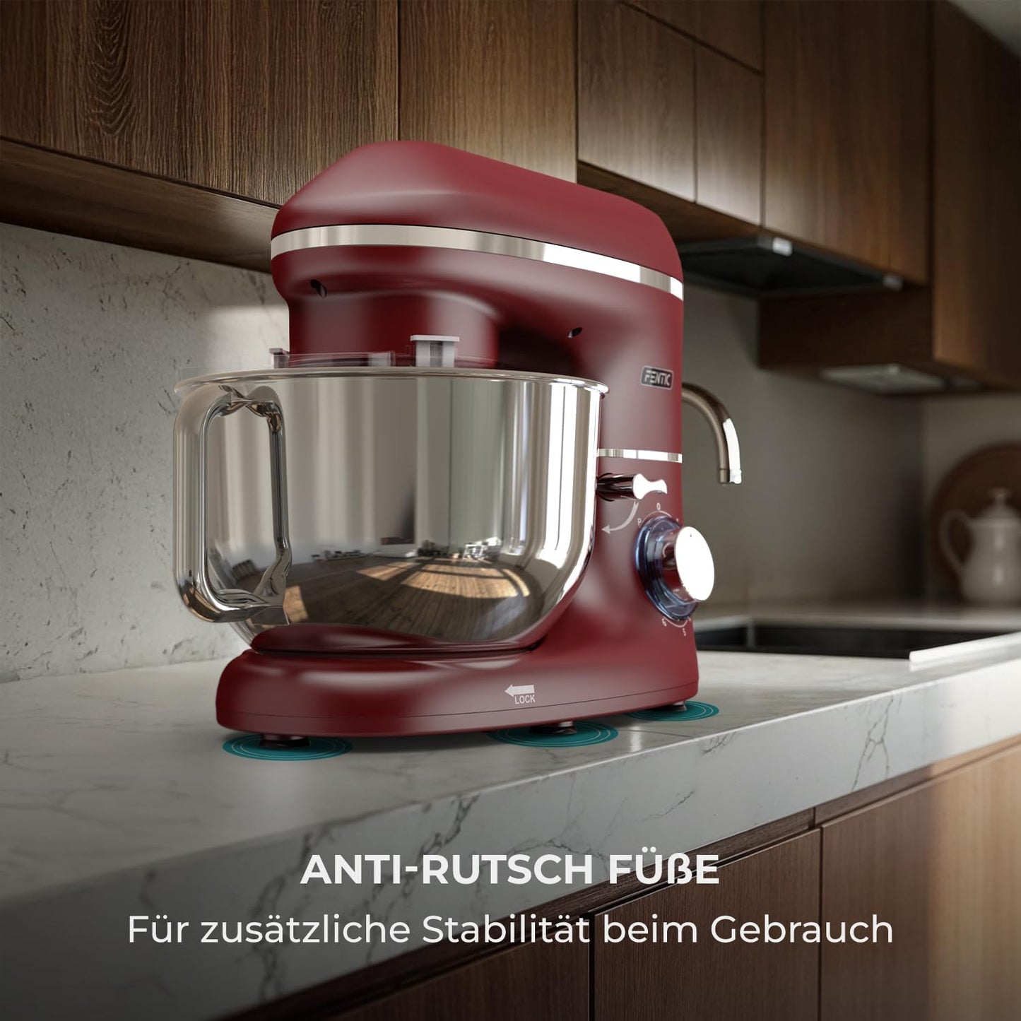 Küchenmaschine SM-1504N, Rot