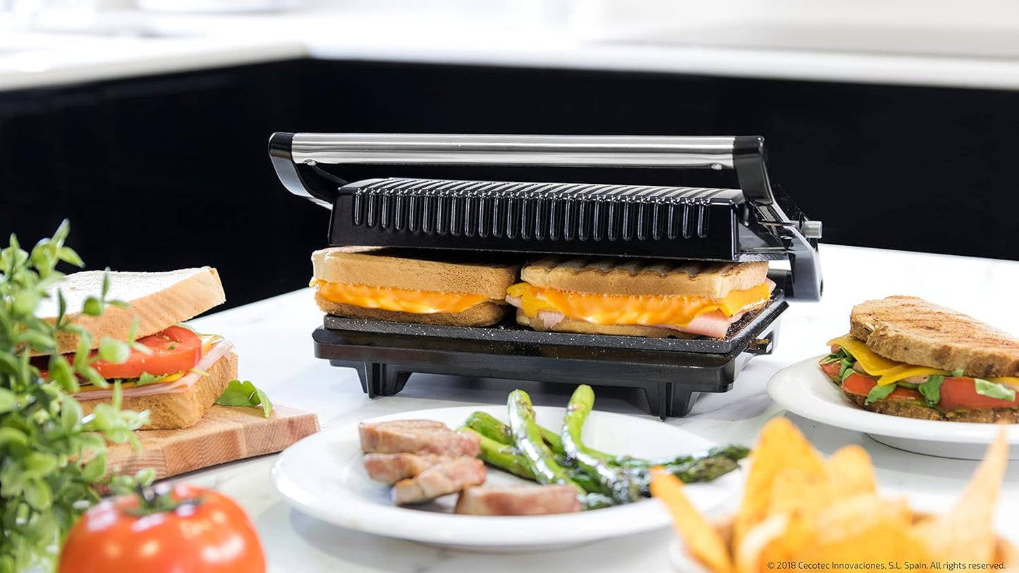 Elektrogrill Rock´n Grill 750 Full Open, Inox, 750 Watt