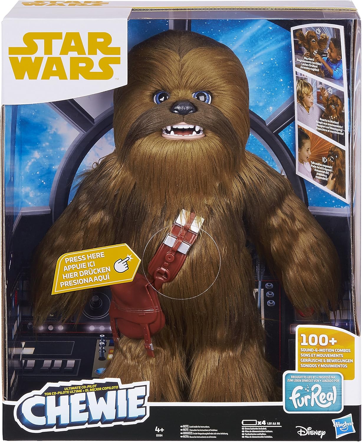 Interaktive Chewbacca Plüschfigur aus Star Wars