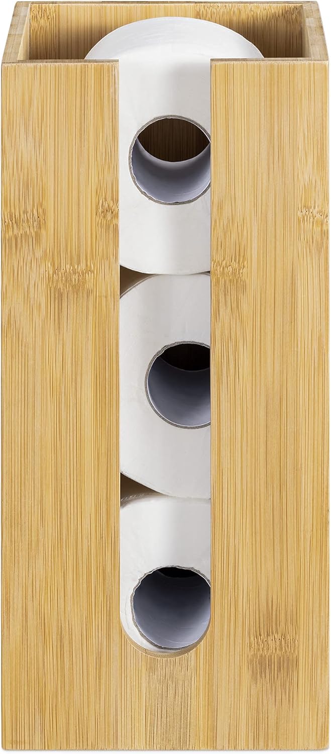 Bambus Toilettenpapierhalter, Beige
