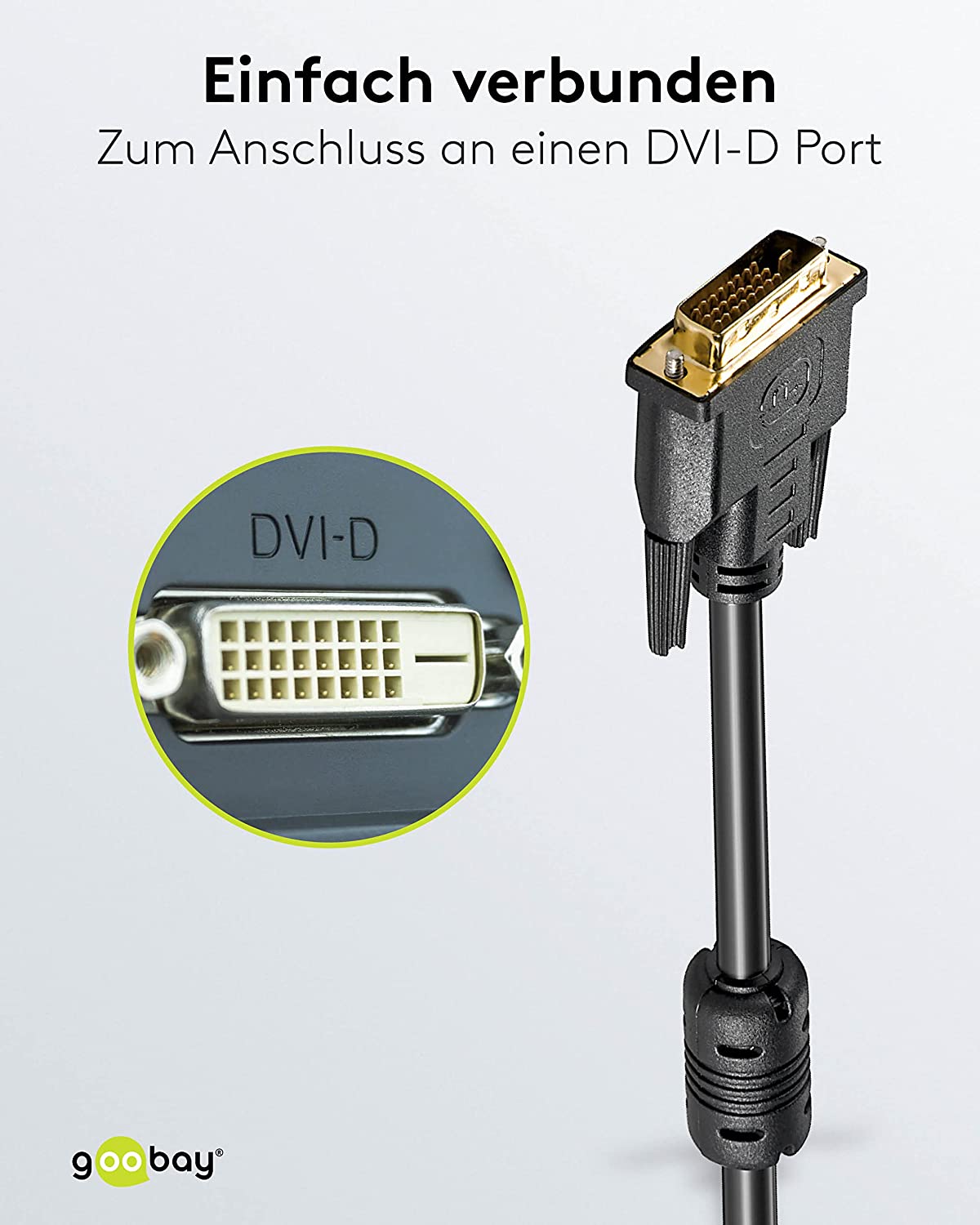 Kabel DVI-D > DVI-D, Dual Link 24+1, 10m