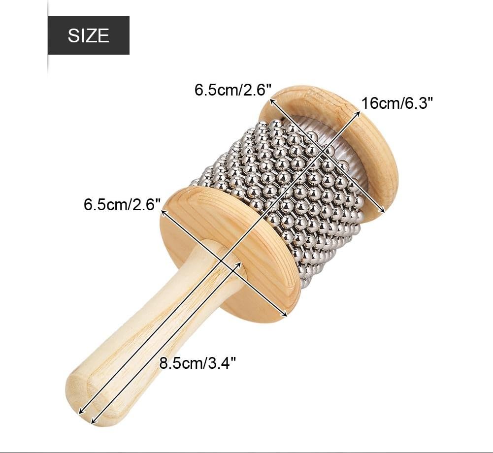 Holz Cabasa Percussion-Shaker für Kinder