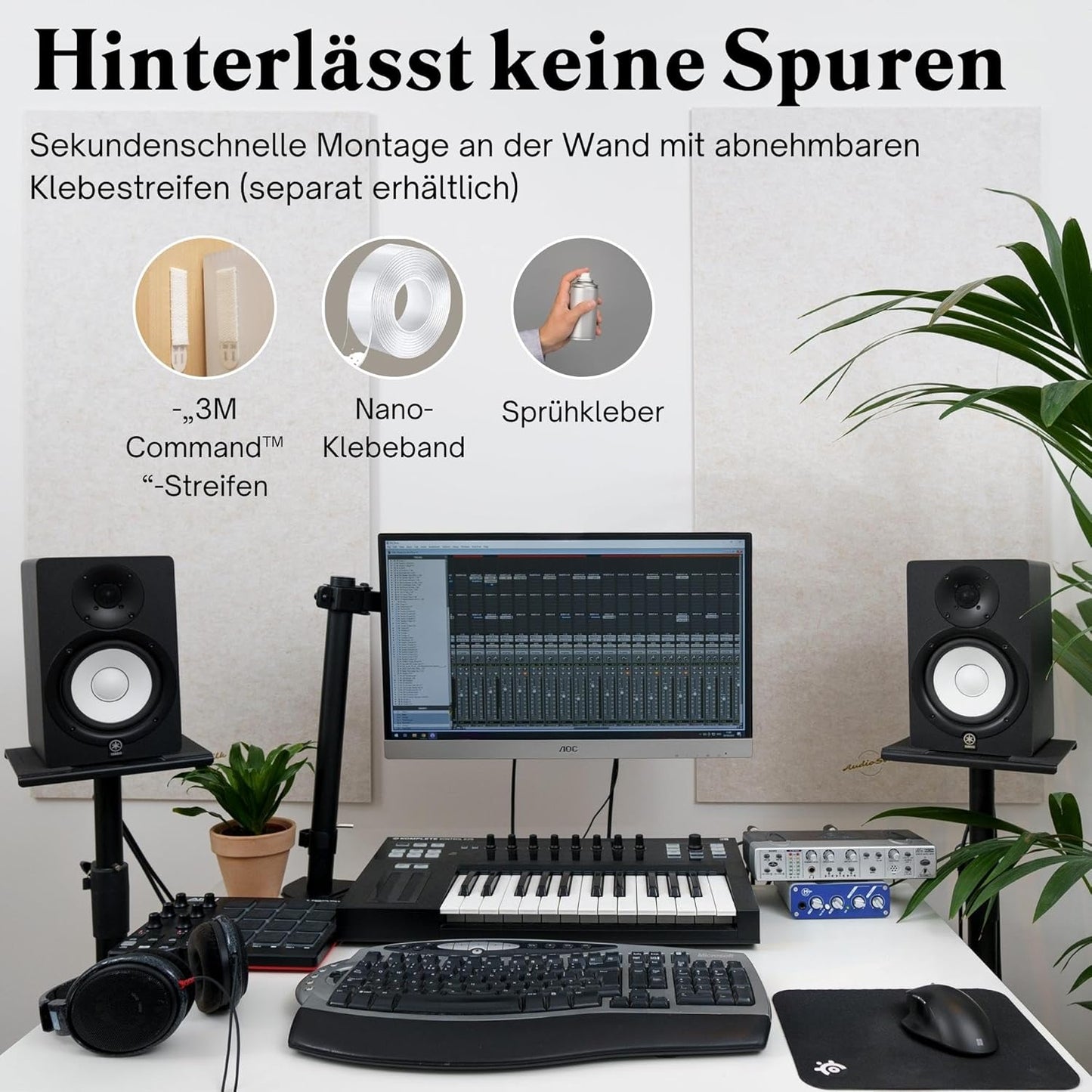 Akustikpaneel, 1 Paneel Gelb