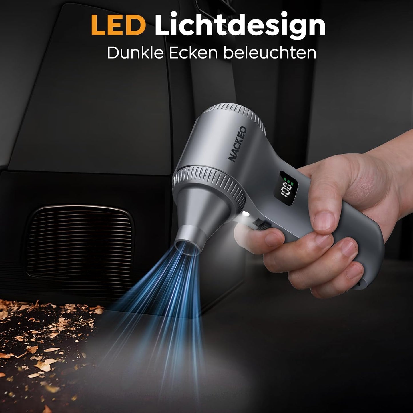 Kabelloses Mini-Luftgebläse mit 10500mAh Akku, 230000 U/min