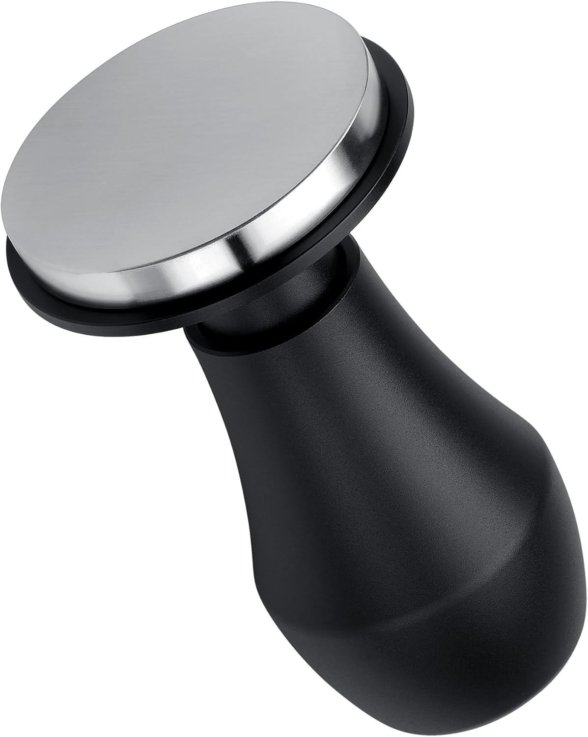 Kaffeestampfer mit Klick-Feedback, Schwarz 51mm Flat Base