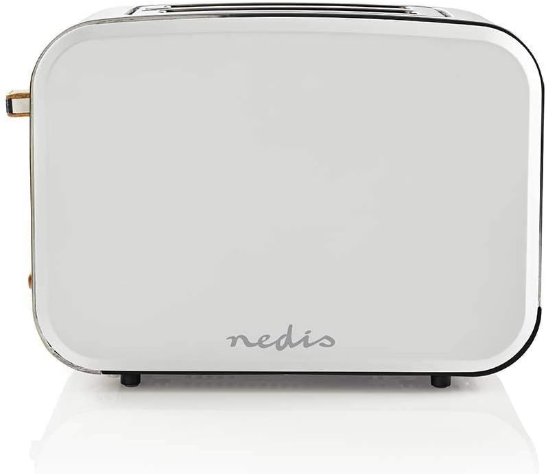 Toaster Soft-Touch mit Auftau- und Aufwärmfunktion, Weiss