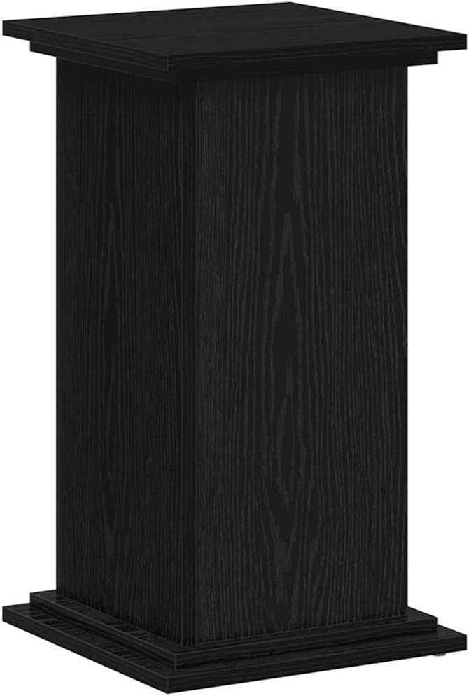 Elaina Pflanzenständer, Schwarz Eichen-optik 33 x 33 x 60 cm