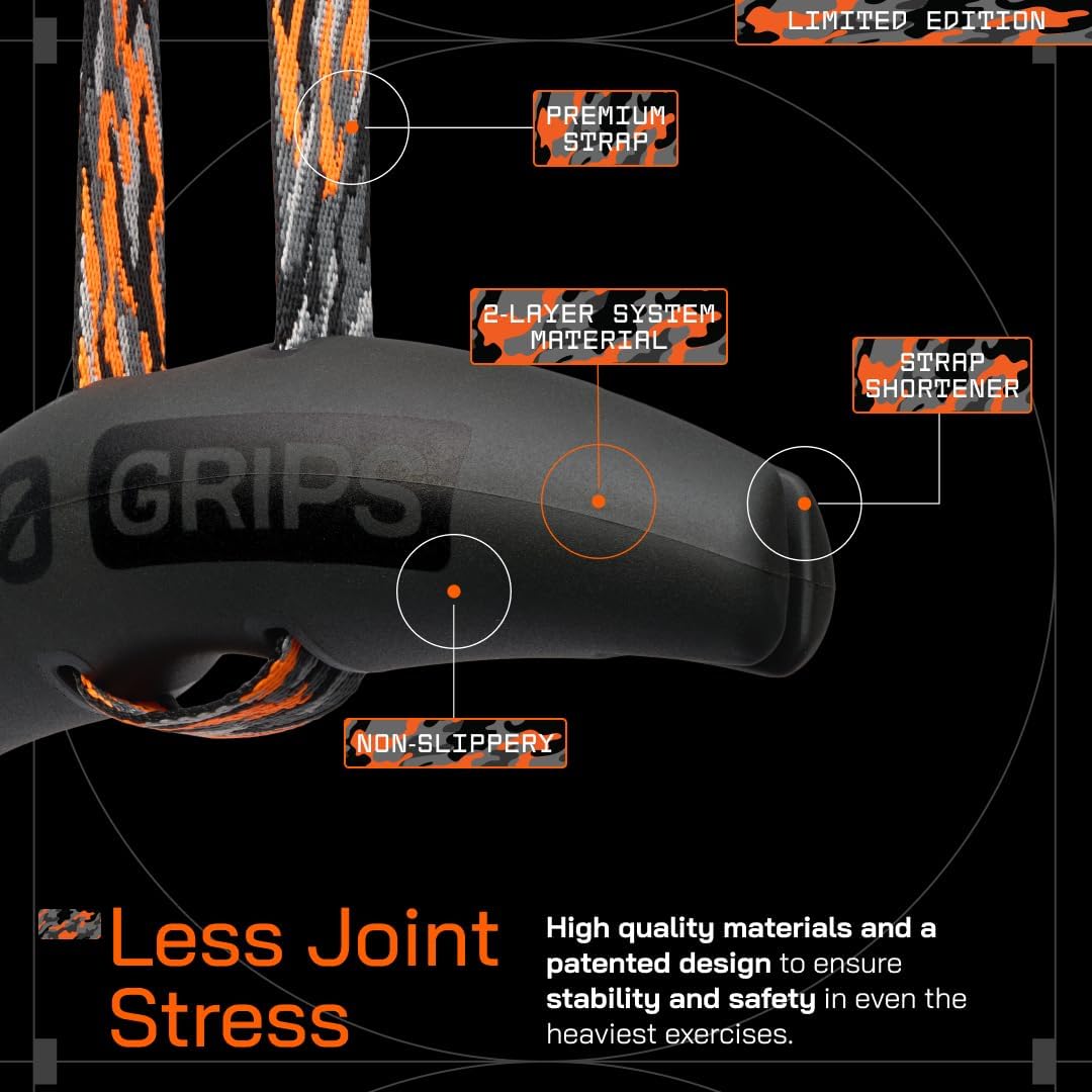 Suspension- und Kabeltrainer-Set für Ganzkörpertraining, A90 Camo Grip