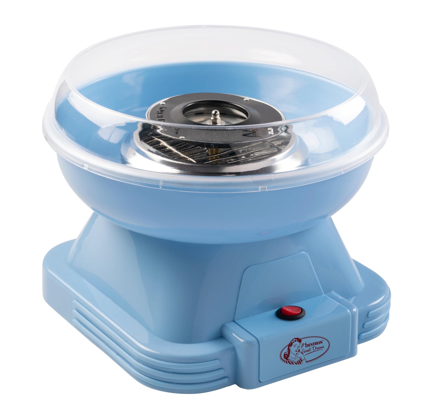 Zuckerwattenmaschine mit Zubehör-Set, Blau