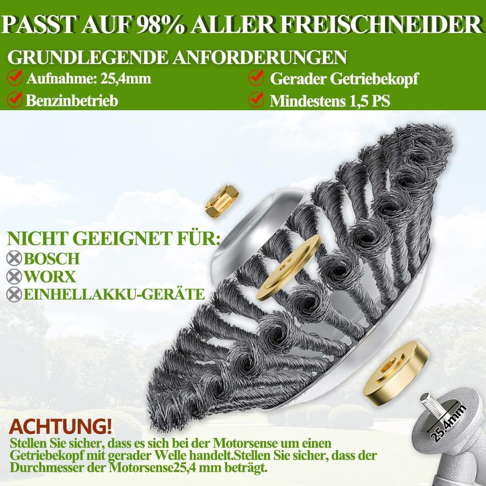 Unkrautbürsten-Set