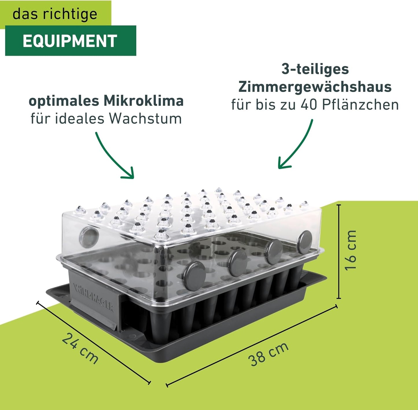Wurzeltrainer RootXtender für 40 Pflanzen